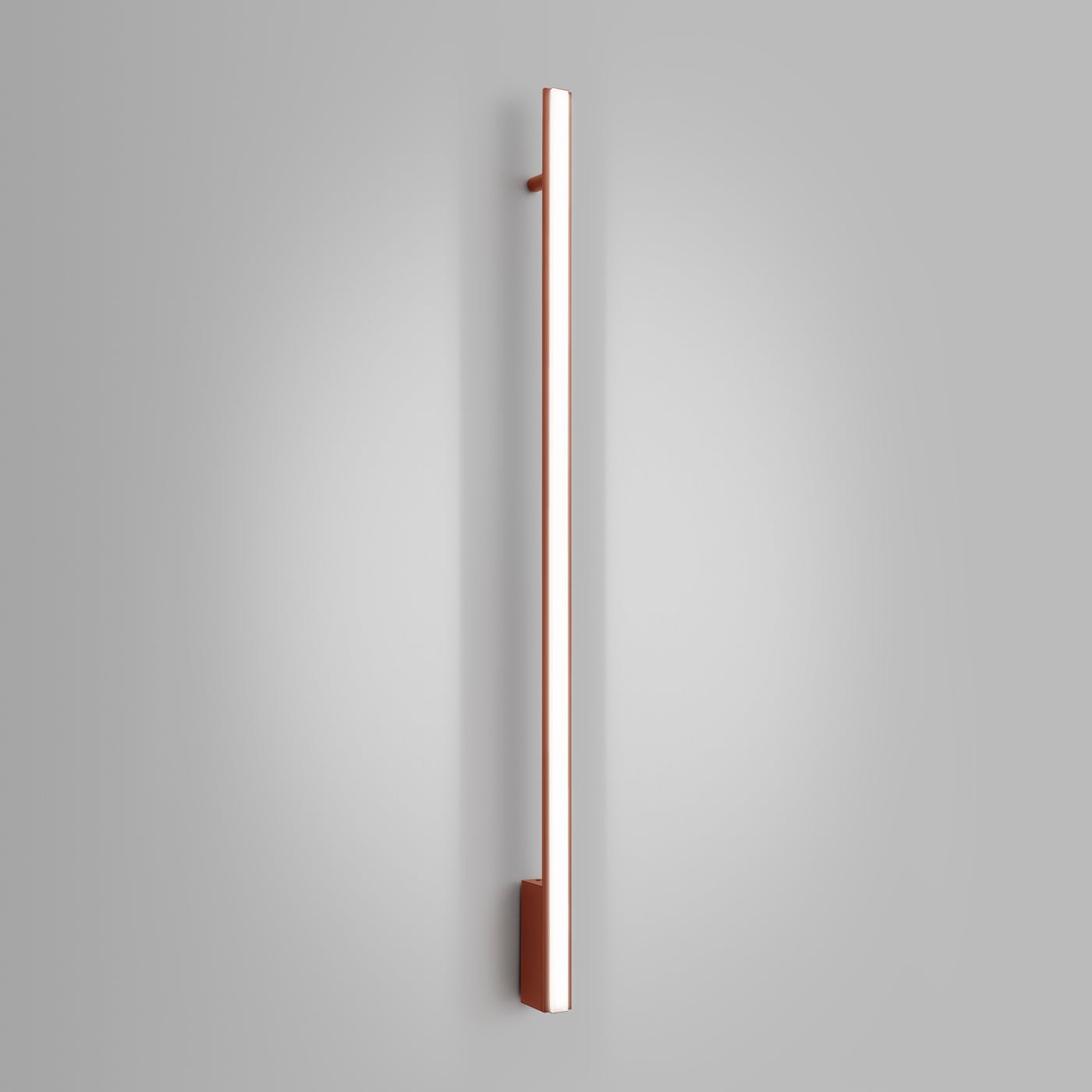 Wandleuchte "LAGOM 120" 4000K – Wandleuchte in Roter Ocker | Dexity Lichtdesign