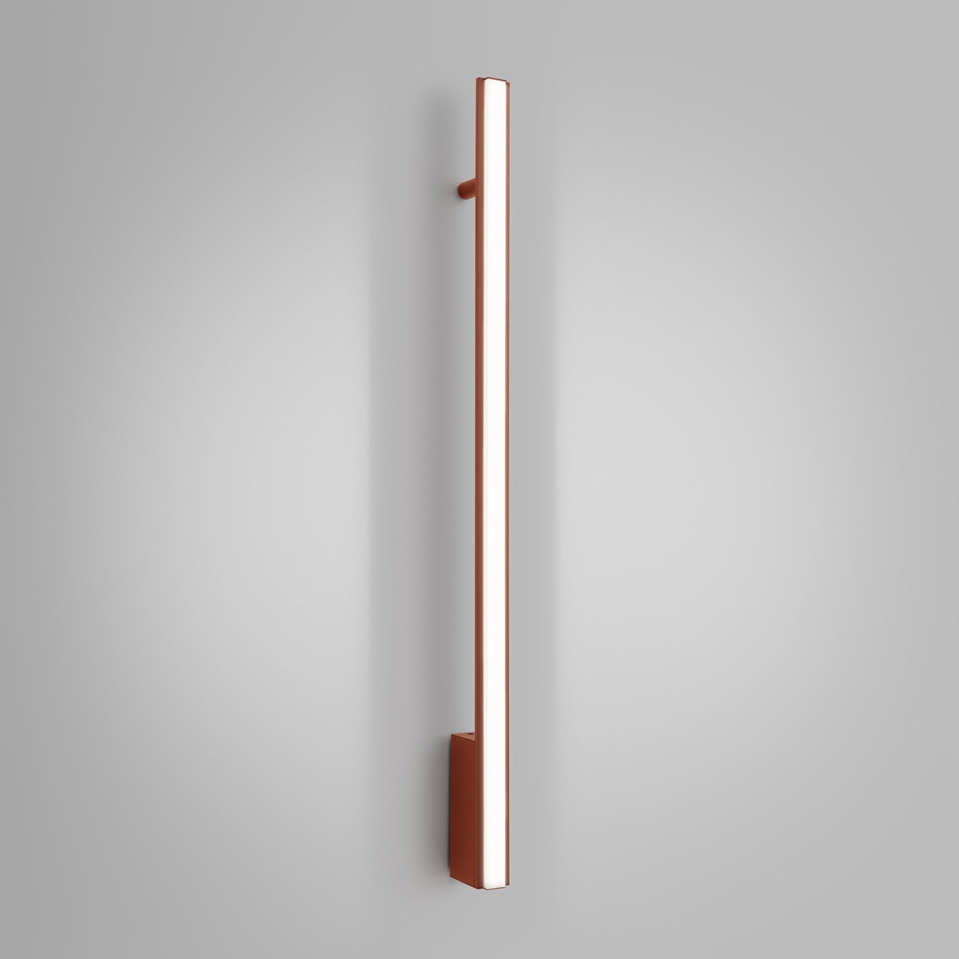 Wandleuchte "LAGOM 90" 4000K – Wandleuchte in Roter Ocker | Dexity Lichtdesign