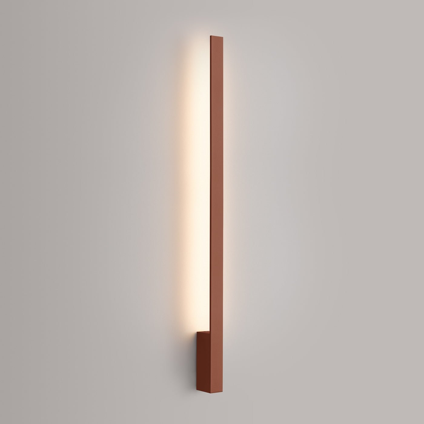 Wandleuchte "LAHTI 90" 3000K – Wandleuchte in Roter Ocker | Dexity Lichtdesign