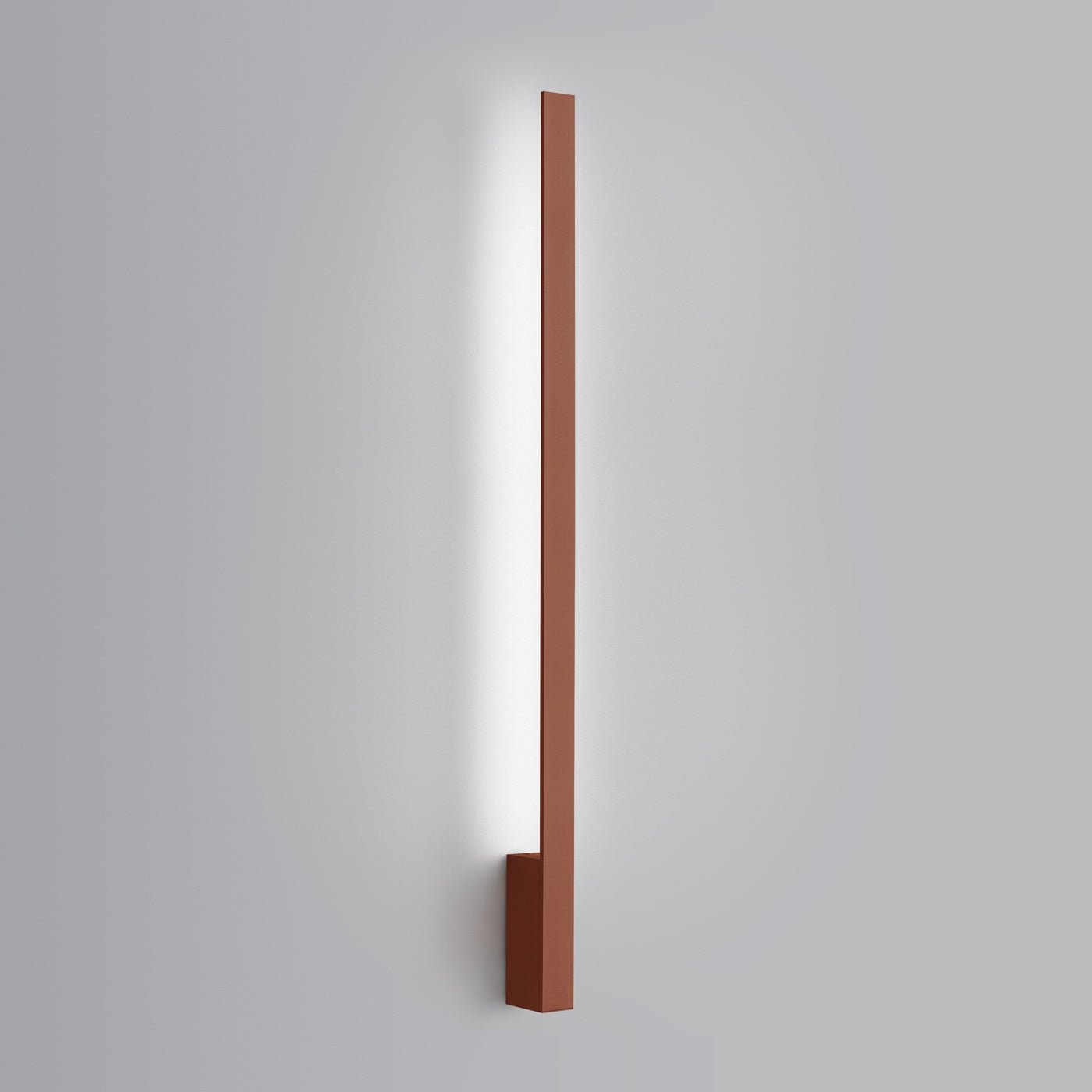 Wandleuchte "LAHTI 90" 4000K – Wandleuchte in Roter Ocker | Dexity Lichtdesign