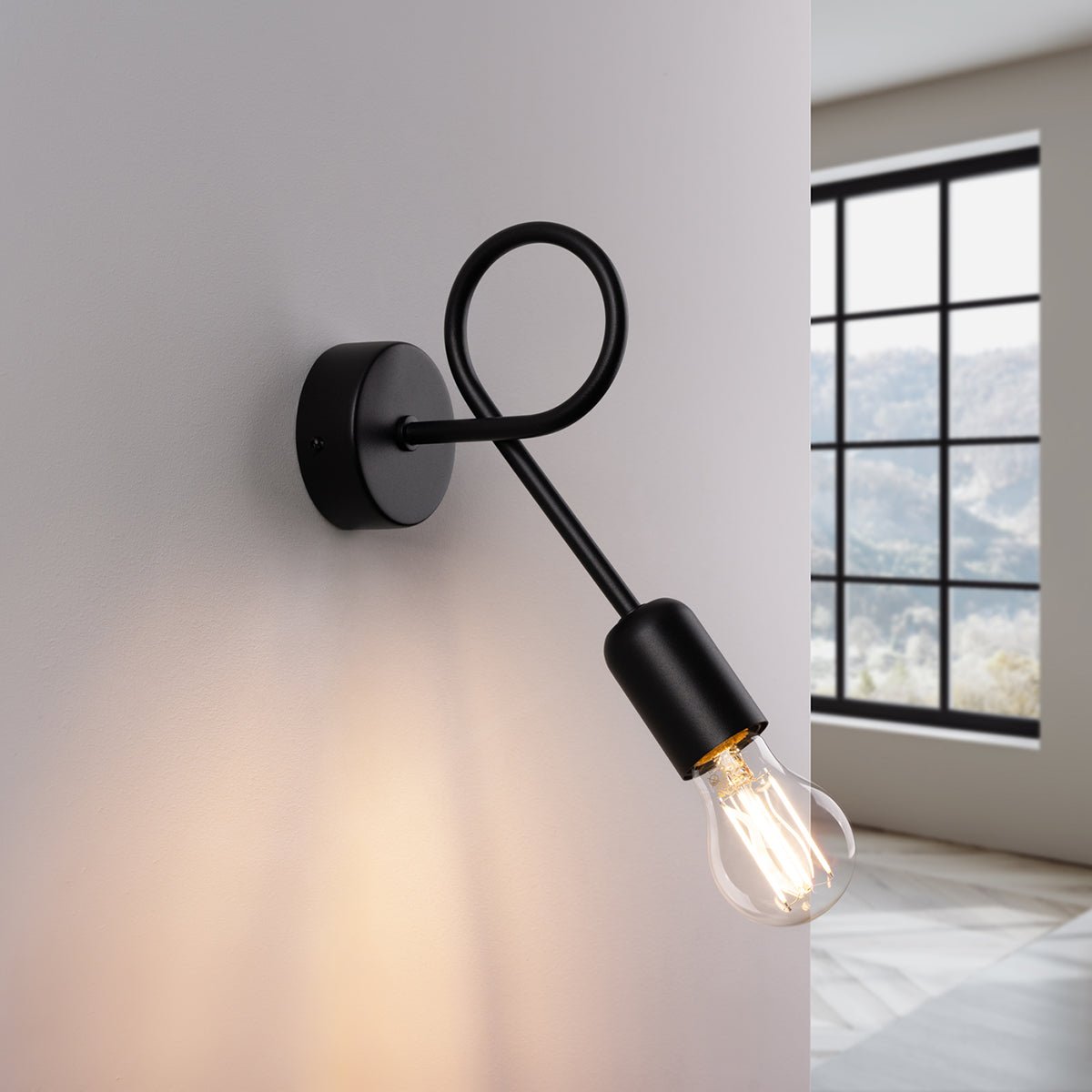 Wandleuchte "LOOP" – Wandlampen in Schwarz | Dexity Lichtdesign