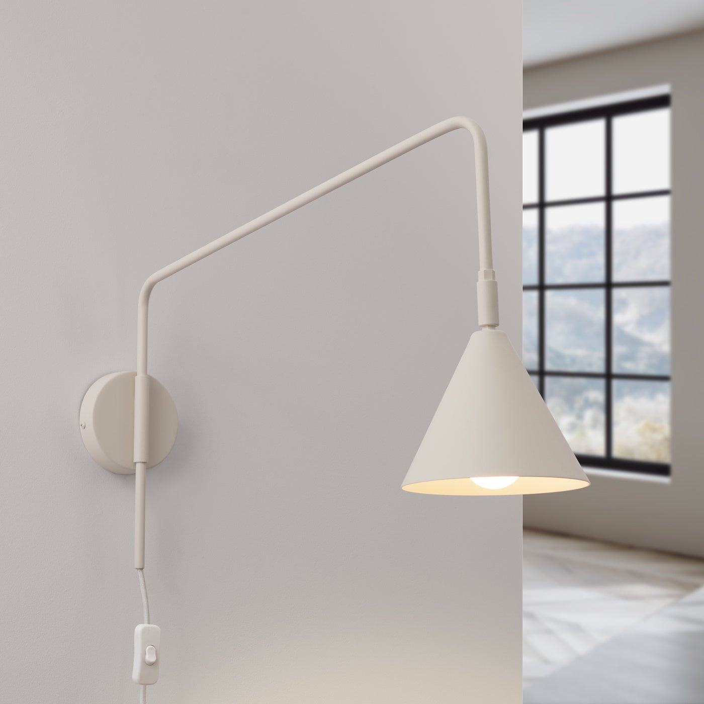 Wandleuchte „Nox“ – Wandlampen in Beige | Dexity Lichtdesign