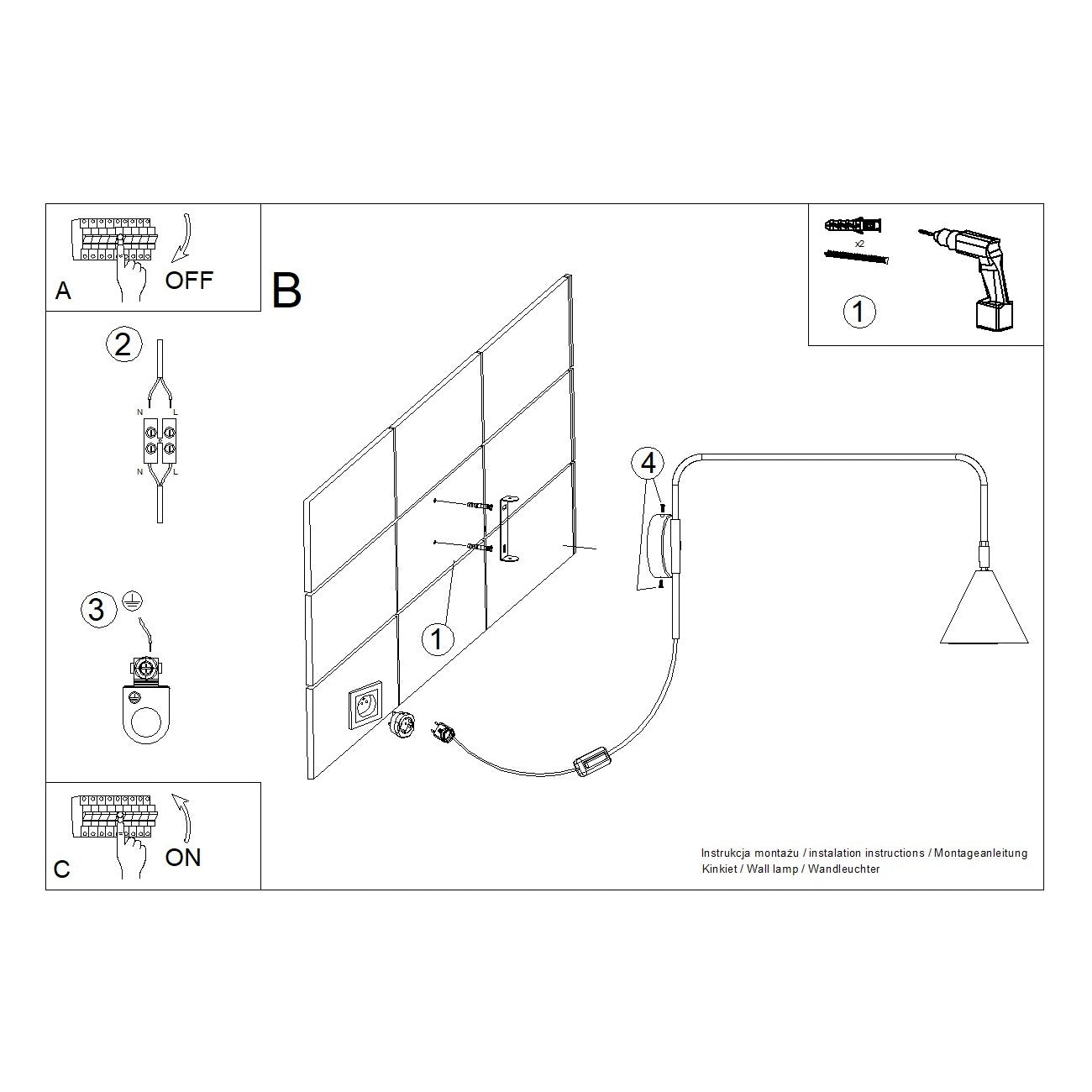 Wandleuchte „Nox“ – Wandlampen in Roter Ocker | Dexity Lichtdesign