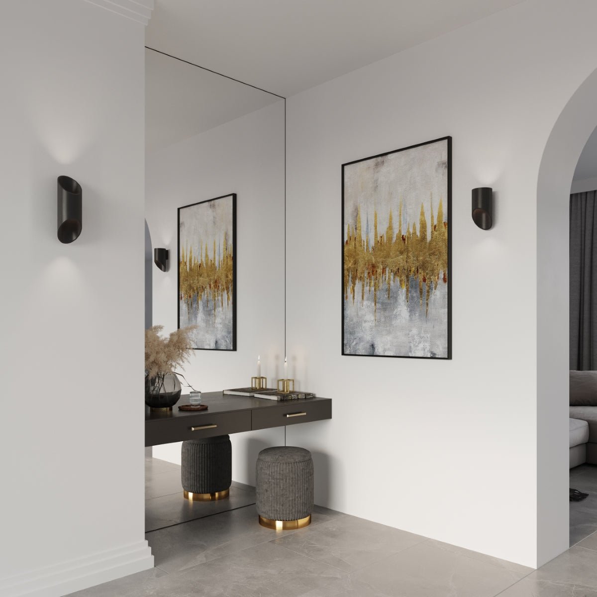 Wandleuchte „Penne 20“ – Wandlampen in Schwarz | Dexity Lichtdesign