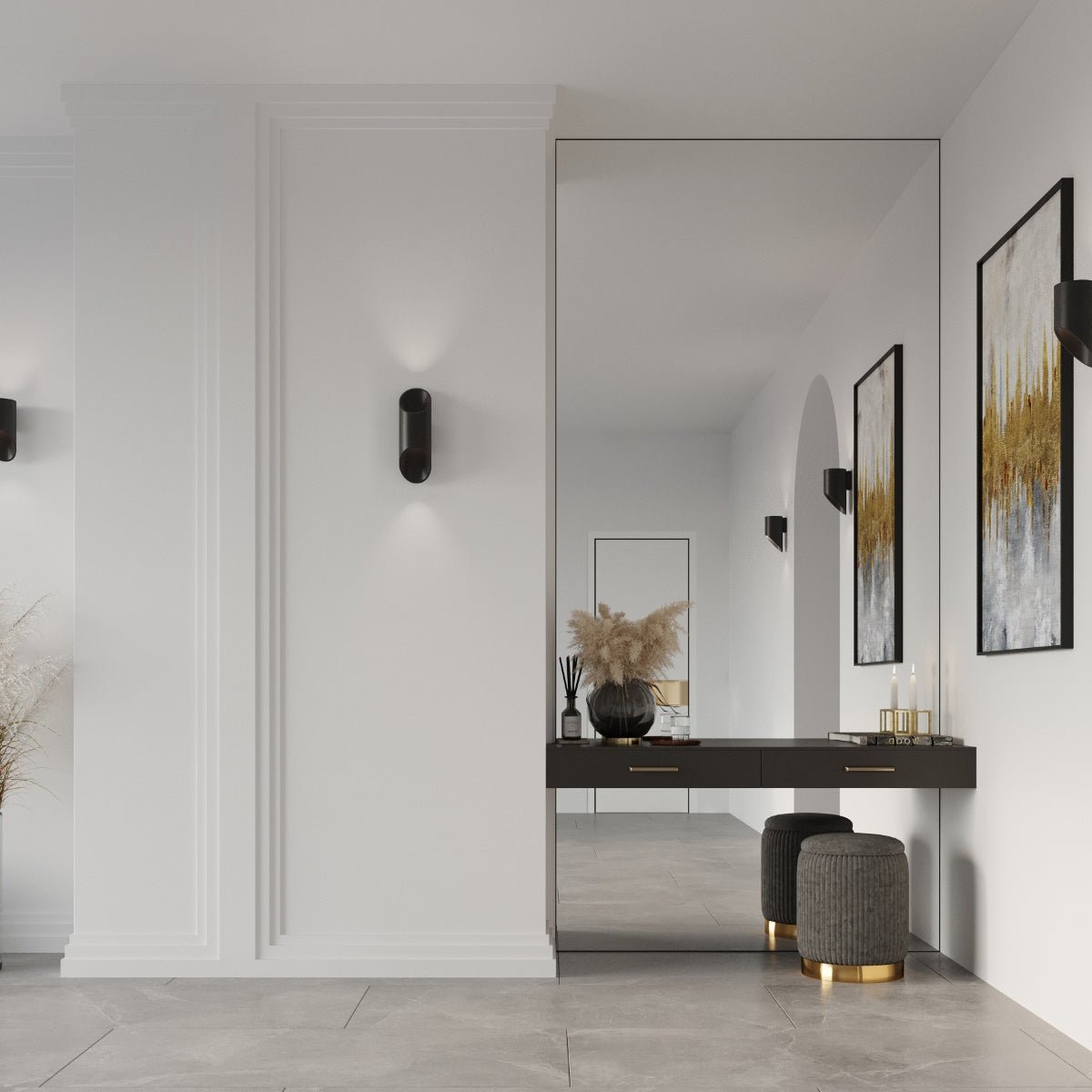 Wandleuchte „Penne 30“ – Wandlampen in Schwarz | Dexity Lichtdesign