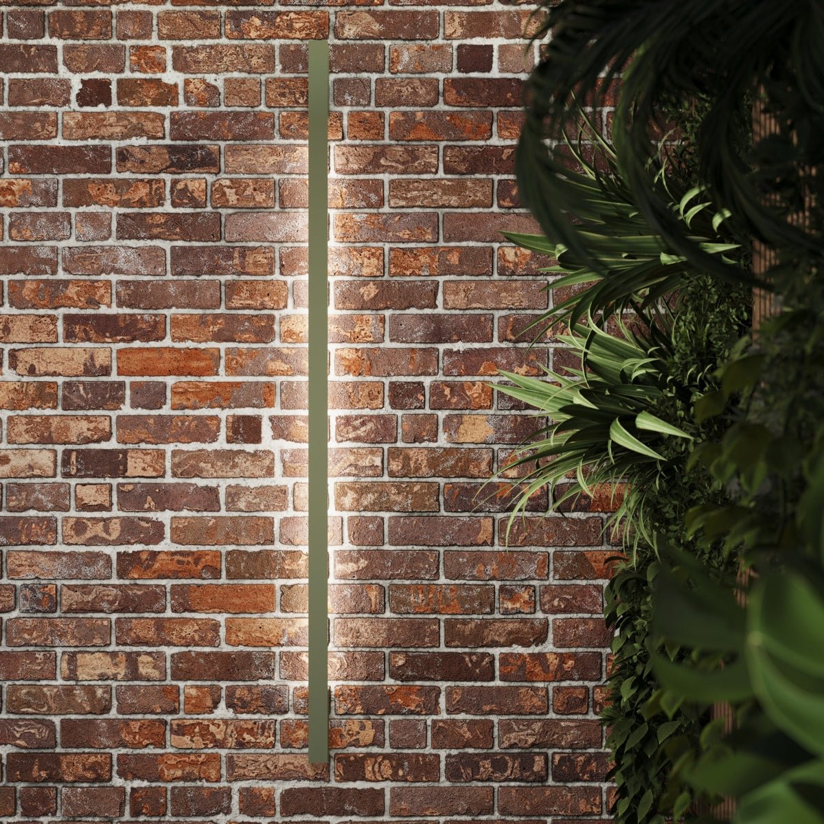 Wandleuchte "SAPPO 120" 3000K – Wandleuchte in Olivgrün | Dexity Lichtdesign