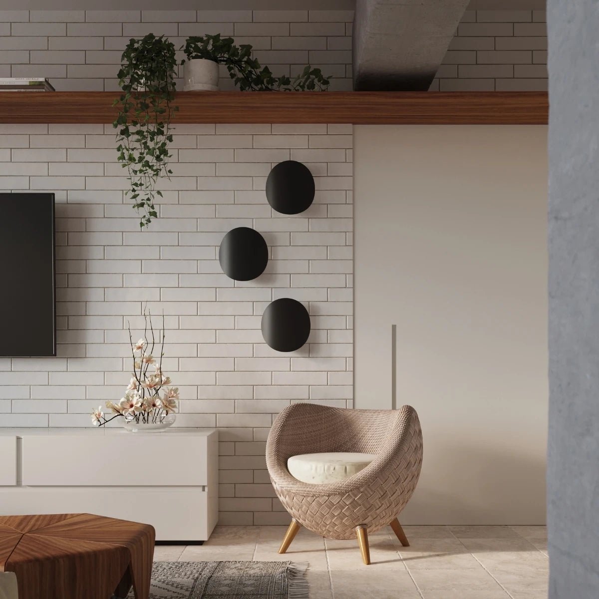 Wandleuchte "SENSES" – Wandlampen in Schwarz | Dexity Lichtdesign