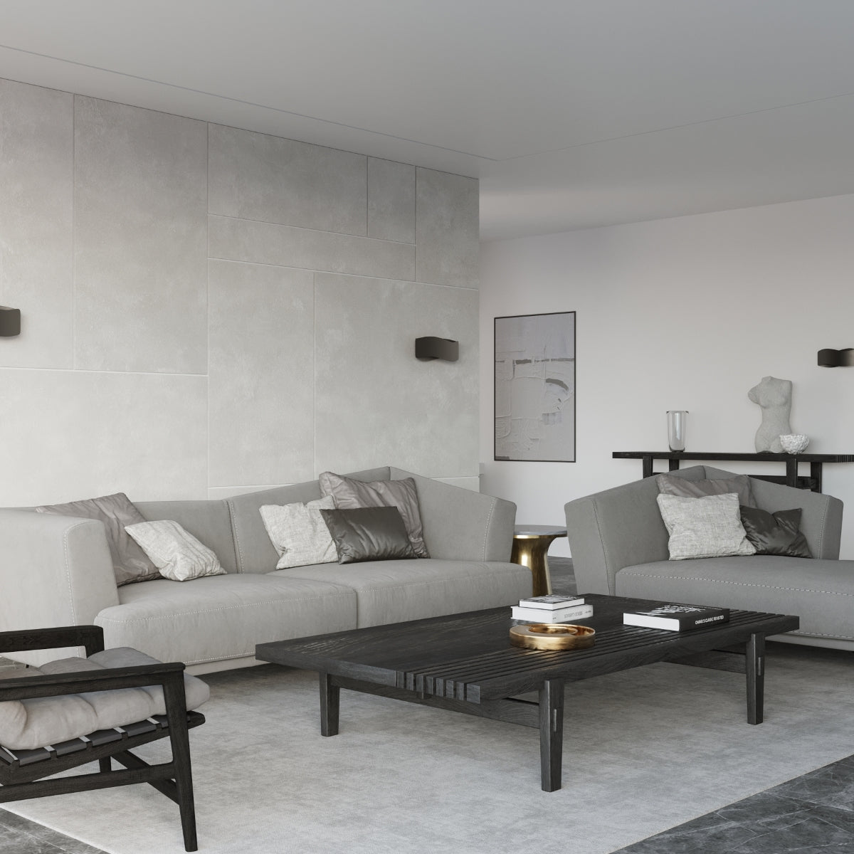 Wandleuchte "TILA 40" – Wandlampen in Schwarz | Dexity Lichtdesign