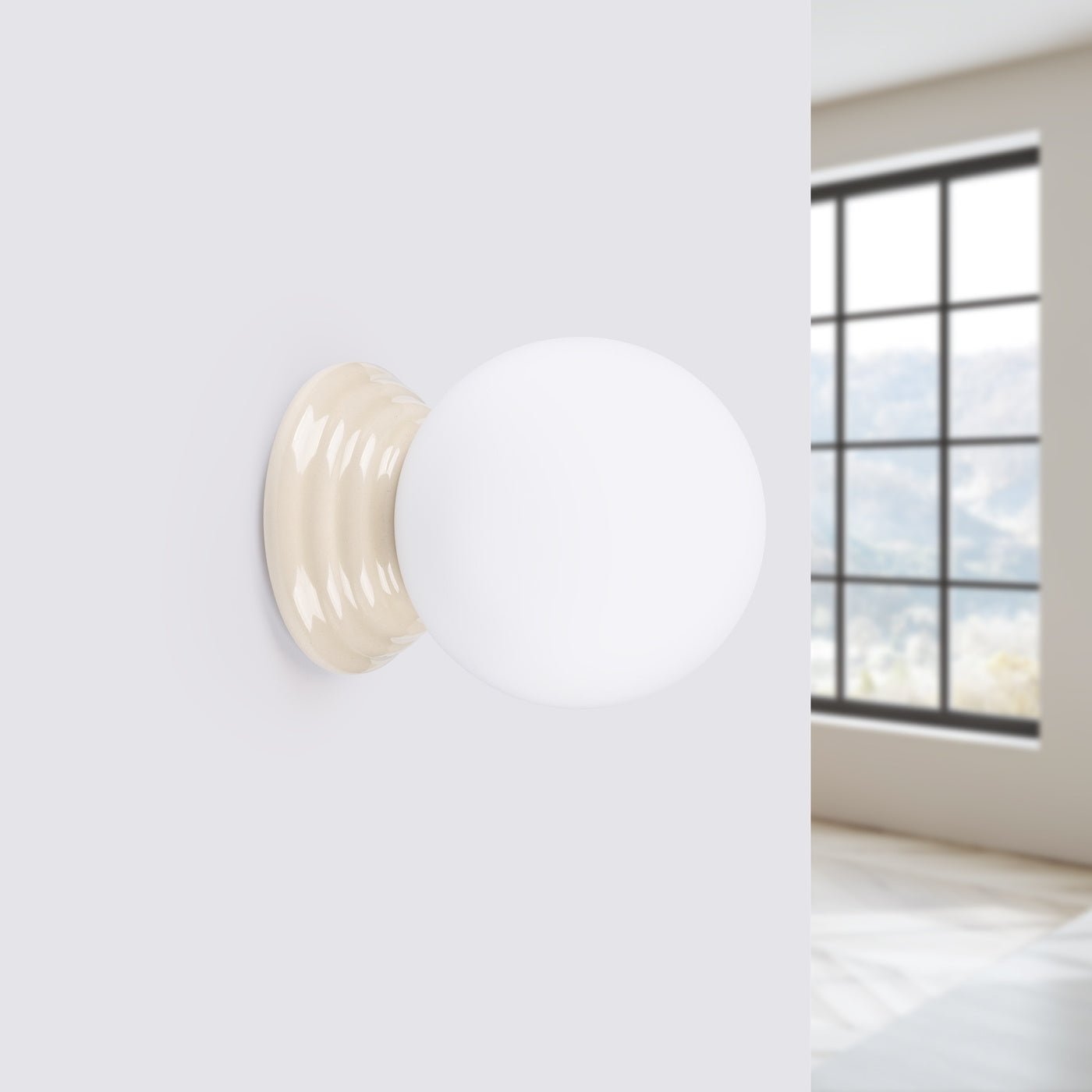Wandleuchte "ZORI" IP44 – in Beige | Dexity Lichtdesign