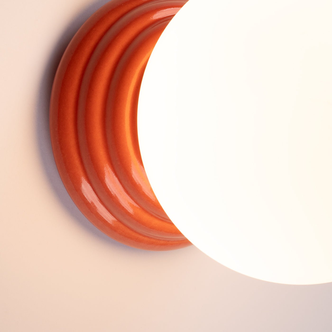 Wandleuchte "ZORI" IP44 – in Apricot | Dexity Lichtdesign