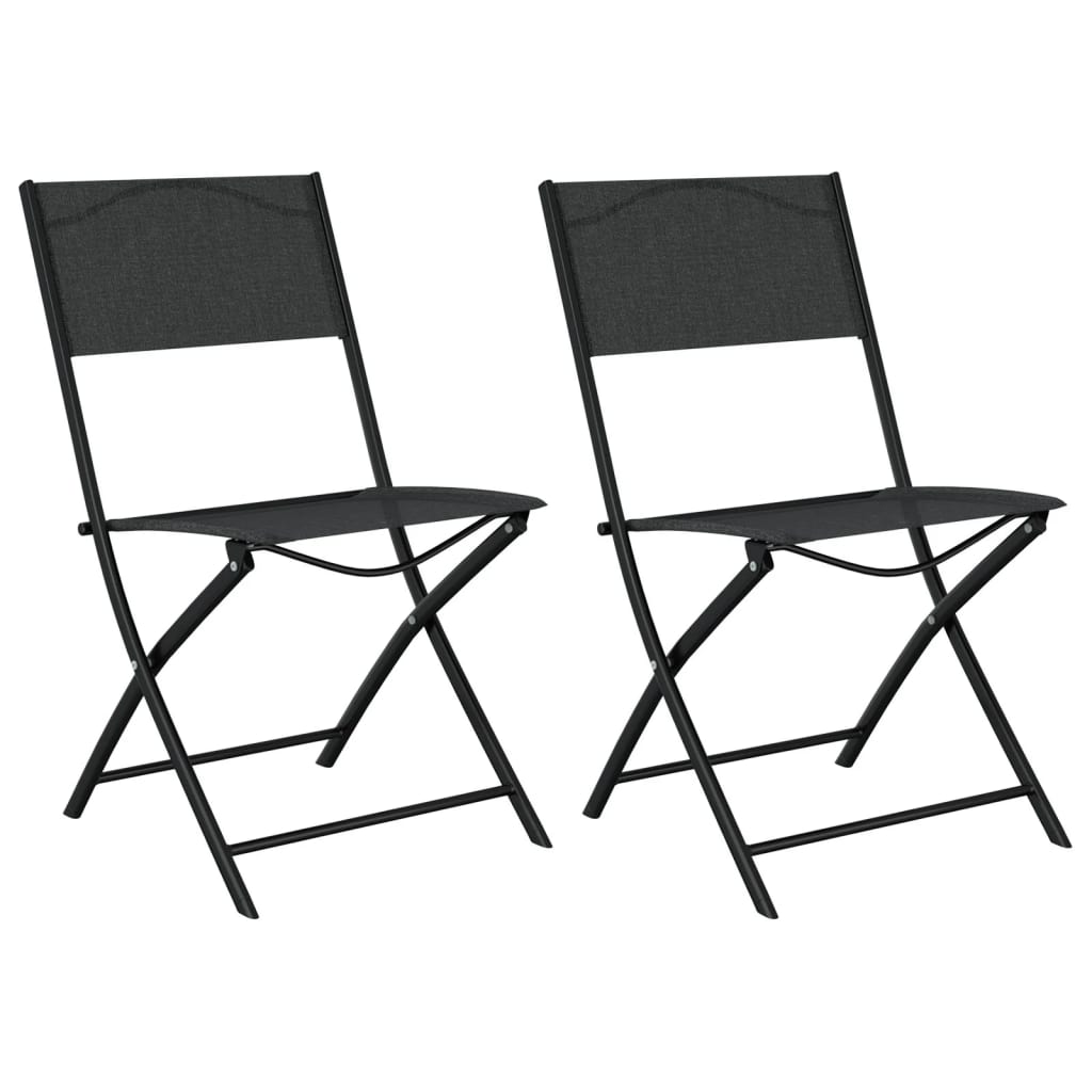 3-tlg. Bistro-Set Schwarz