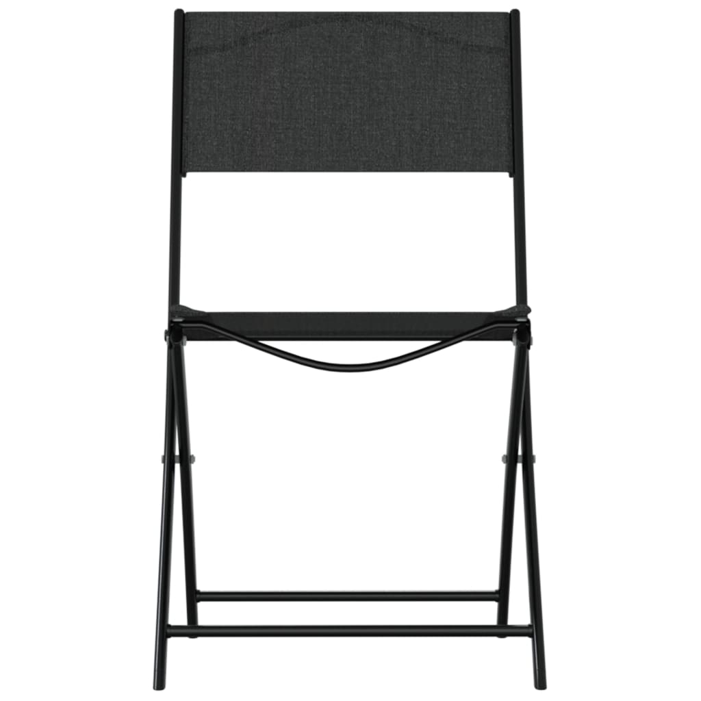 3-tlg. Bistro-Set Schwarz