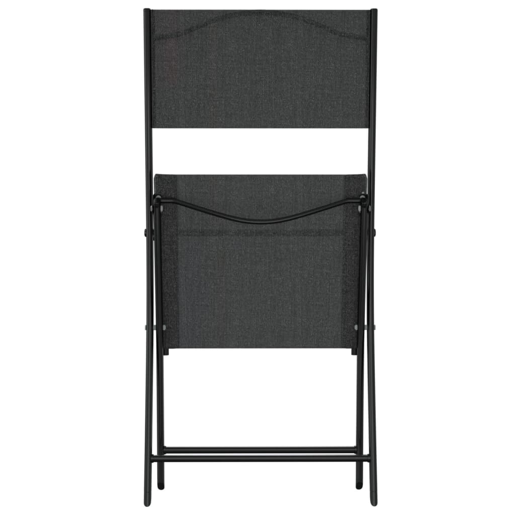 3-tlg. Bistro-Set Schwarz