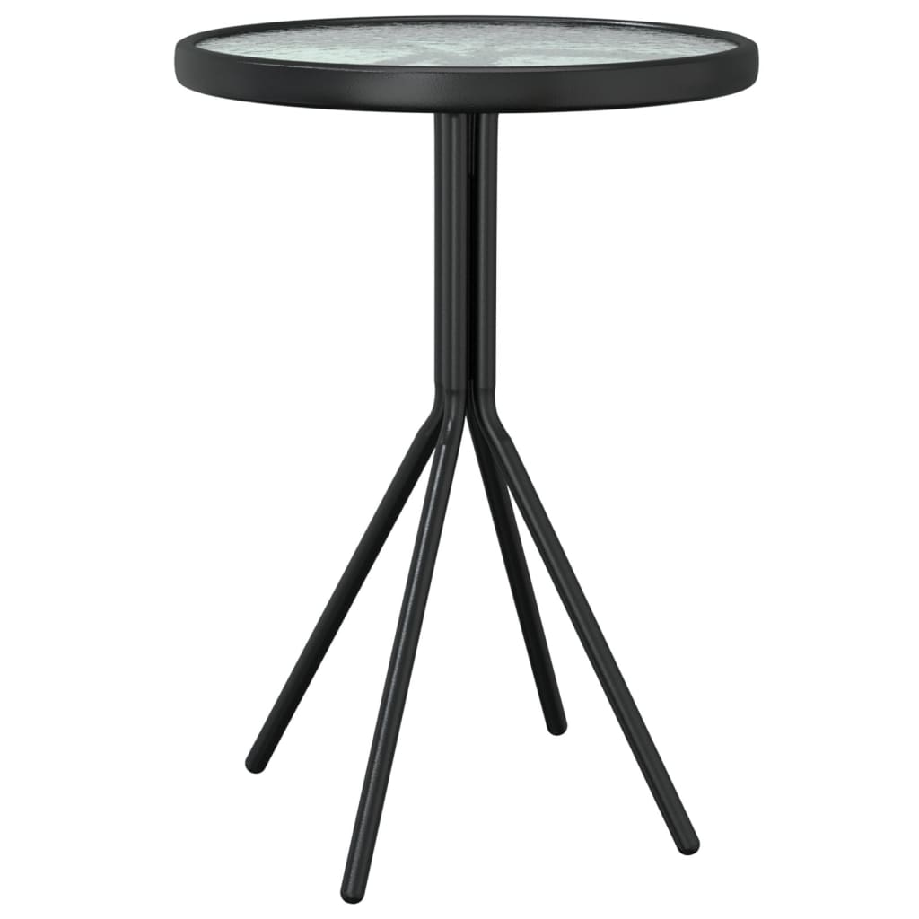 3-tlg. Bistro-Set Schwarz