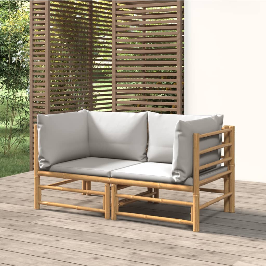 Gartensofa 138x69x65 cm Bambusholz