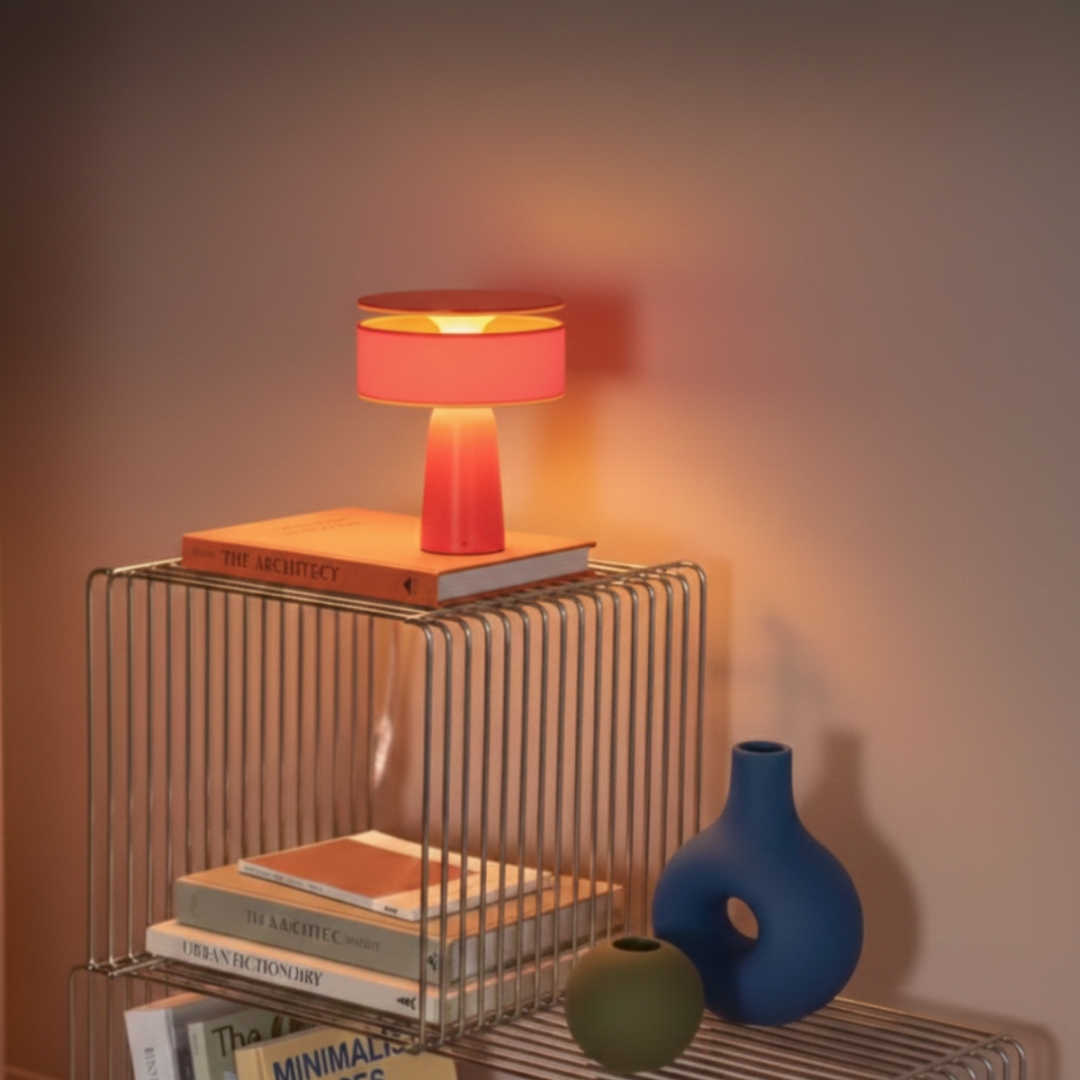 KARBON Tischlampe in Schwarz – moderne Leuchte für Schreibtisch und Wohnraum, handgefertigt in Polen.