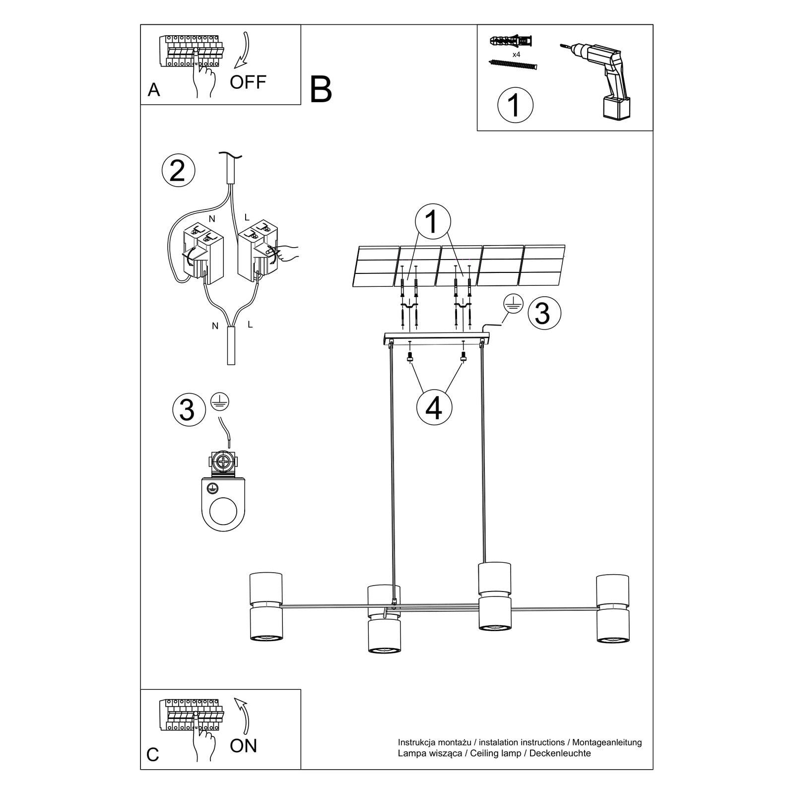Hängeleuchte "KUKKIA"