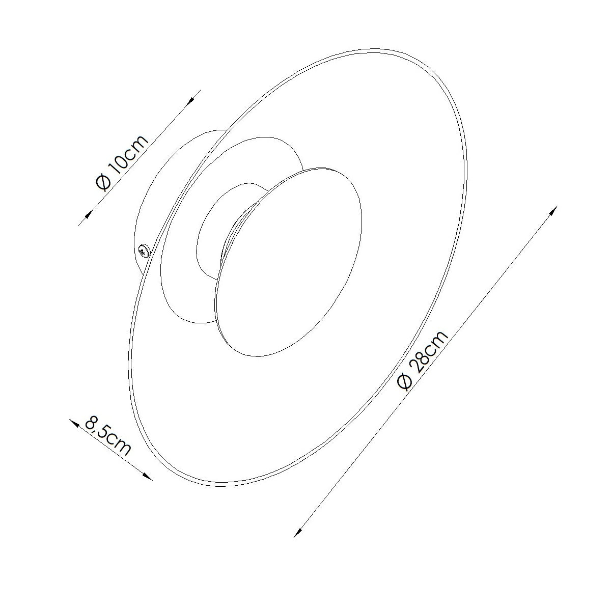Wandleuchte "ASTRO" 4000K