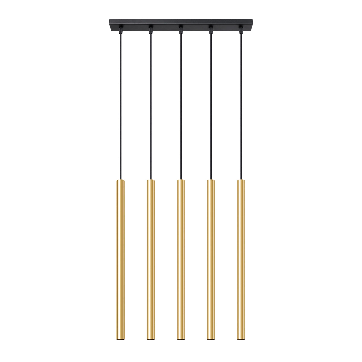 Pendelleuchten "PASTELO 5L" Glanzgold