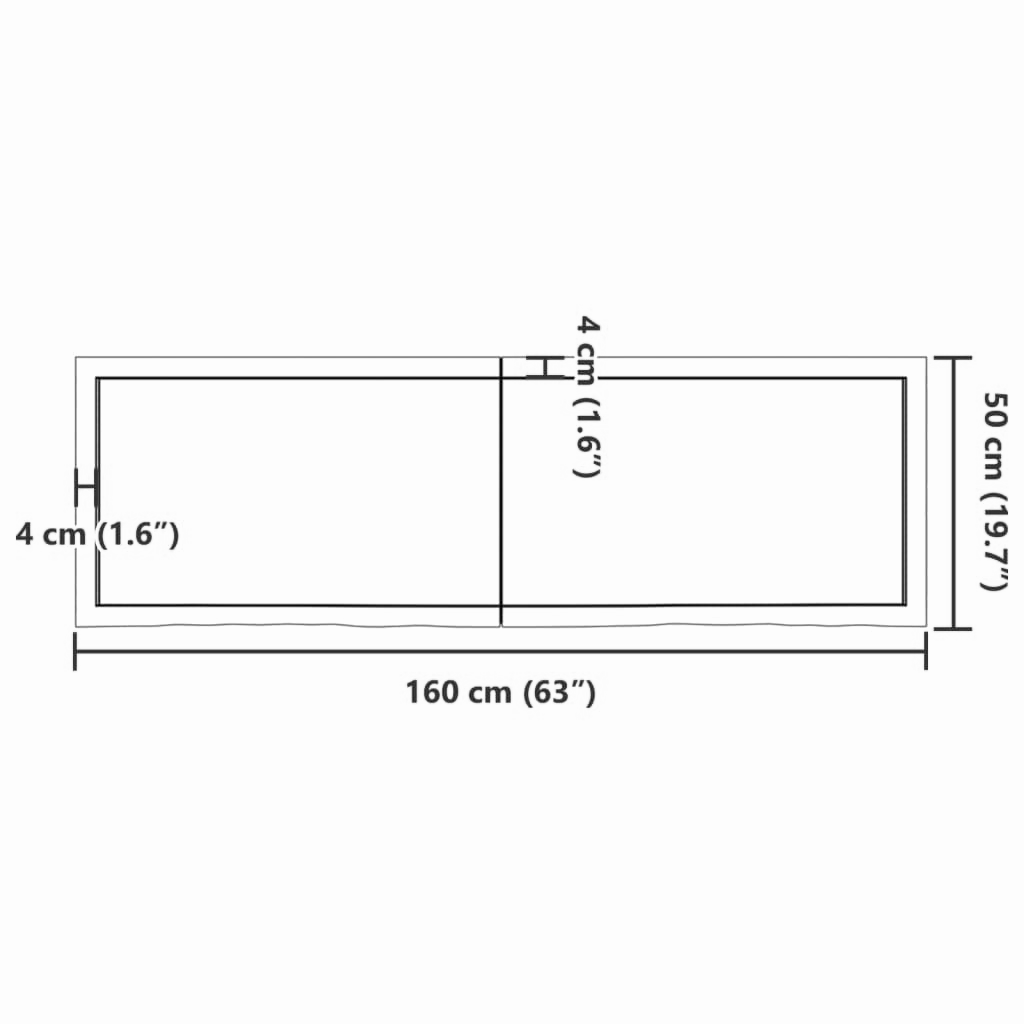 Wandregal 140-220 cm Eichenholz Lasiert