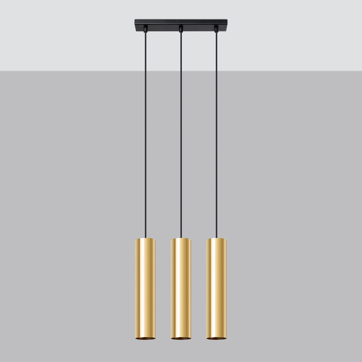 Pendelleuchten "LAGOS 3" Glanzgold