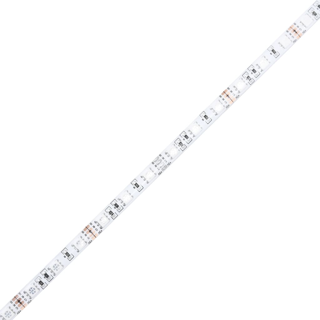 7-tlg. Wohnwand LED-Beleuchtung