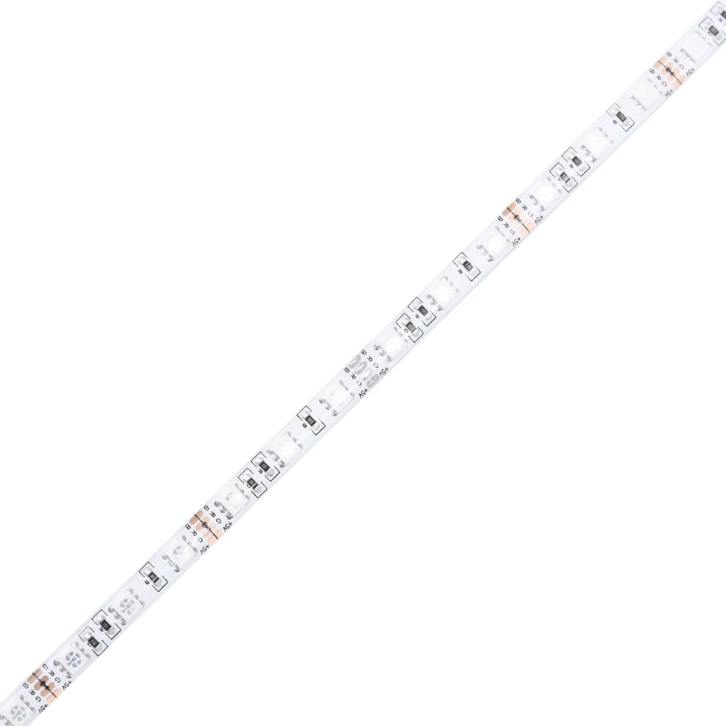 7-tlg. Wohnwand LED-Beleuchtung