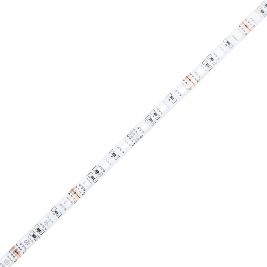 6-tlg. Wohnwand LED-Beleuchtung