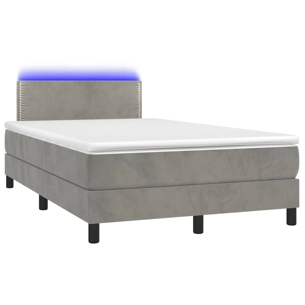 Boxspringbett ''Nailed'' mit Matratze & LED 120x200 cm