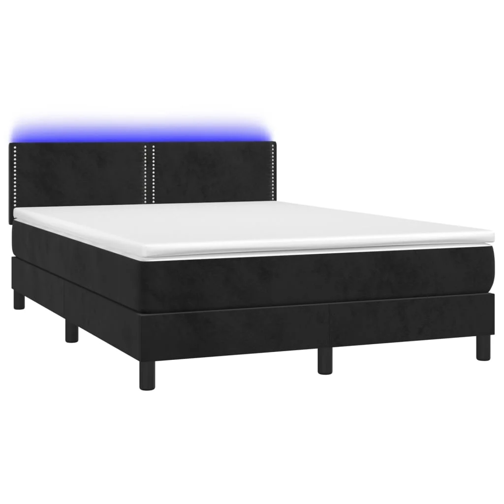 Boxspringbett ''Nailed'' mit Matratze & LED 140x200 cm