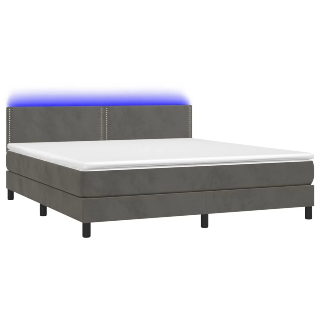 Boxspringbett ''Nailed'' mit Matratze & LED 160x200 cm