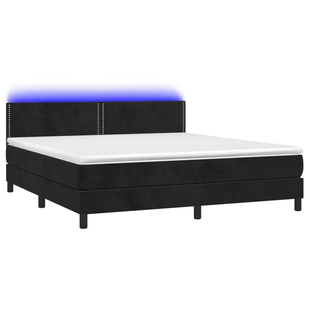 Boxspringbett ''Nailed'' mit Matratze & LED 160x200 cm