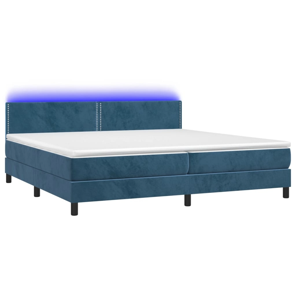 Boxspringbett ''Nailed'' mit Matratze & LED 200x200 cm