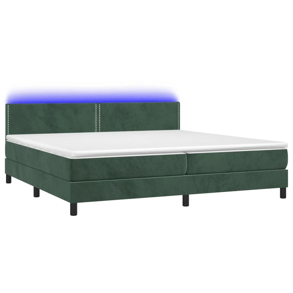 Boxspringbett ''Nailed'' mit Matratze & LED 200x200 cm