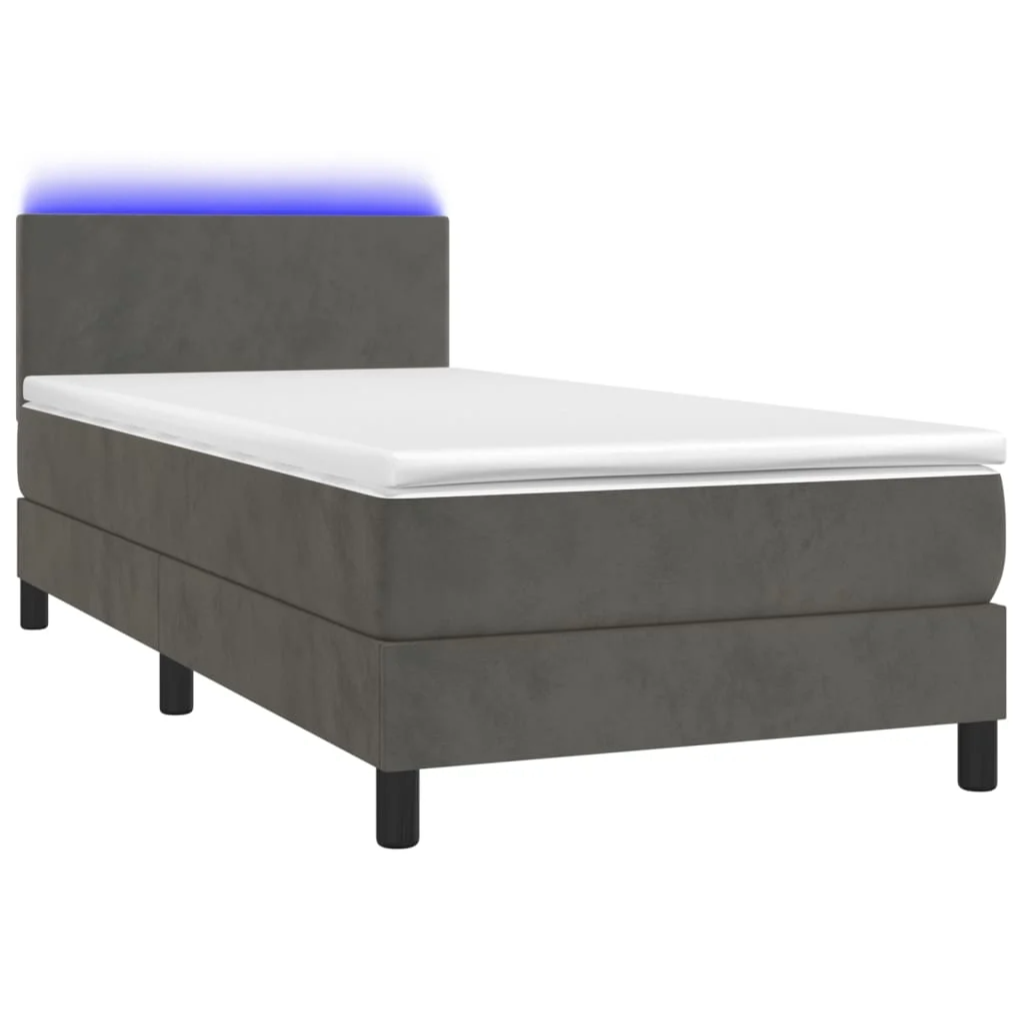 Boxspringbett ''Pure'' mit Matratze & LED 100x200 cm