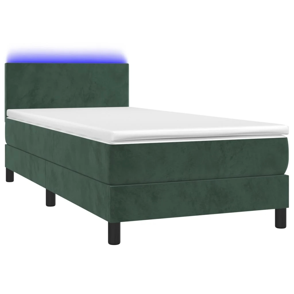 Boxspringbett ''Pure'' mit Matratze & LED 100x200 cm