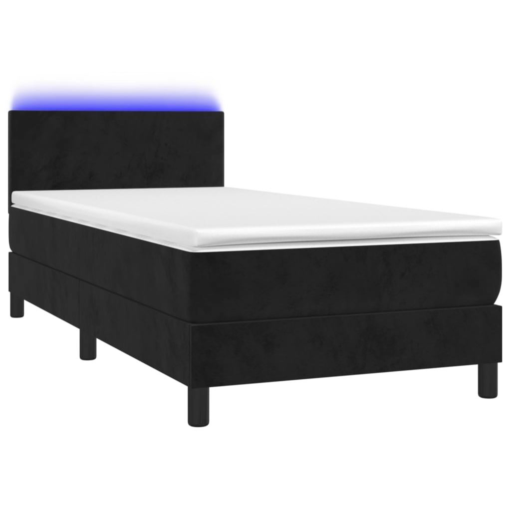 Boxspringbett ''Pure'' mit Matratze & LED 100x200 cm