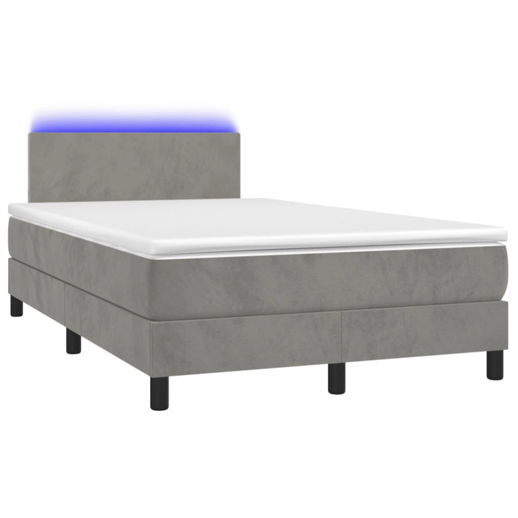 Boxspringbett ''Pure'' mit Matratze & LED 120x200 cm