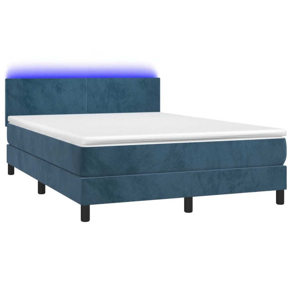 Boxspringbett ''Pure'' mit Matratze & LED 140x200 cm