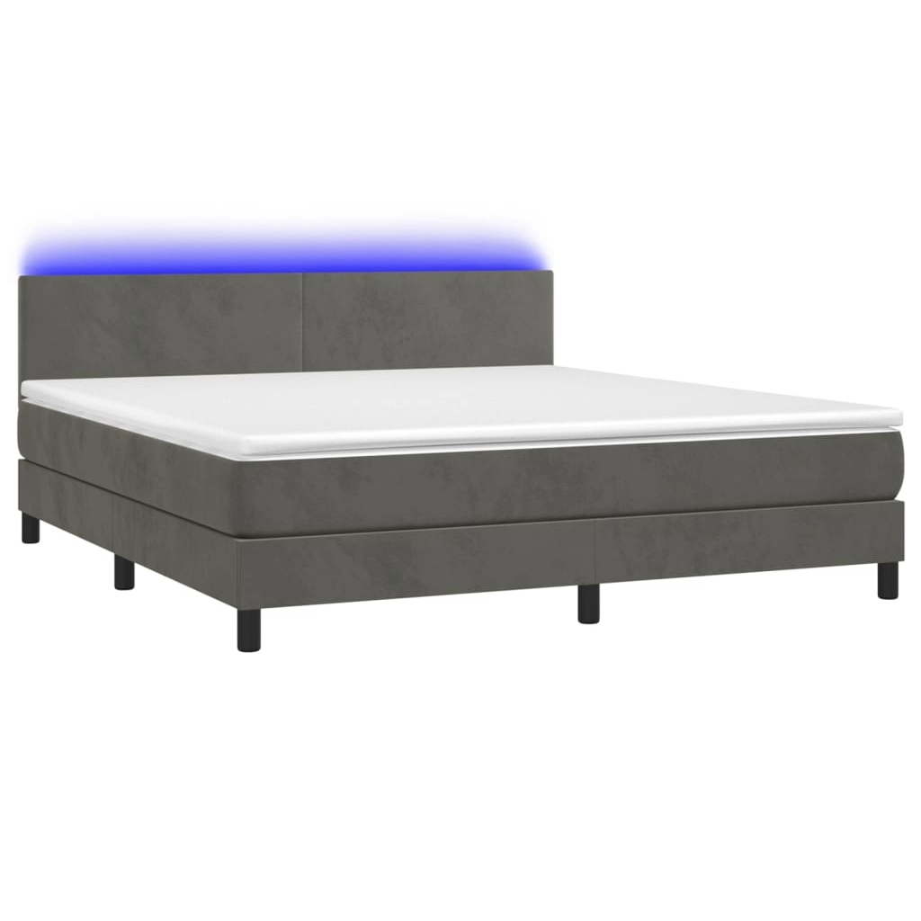 Boxspringbett ''Pure'' mit Matratze & LED 160x200 cm