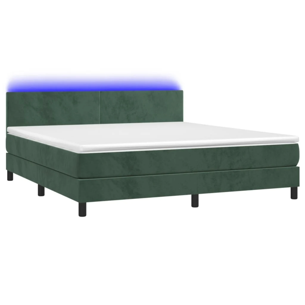 Boxspringbett ''Pure'' mit Matratze & LED 160x200 cm