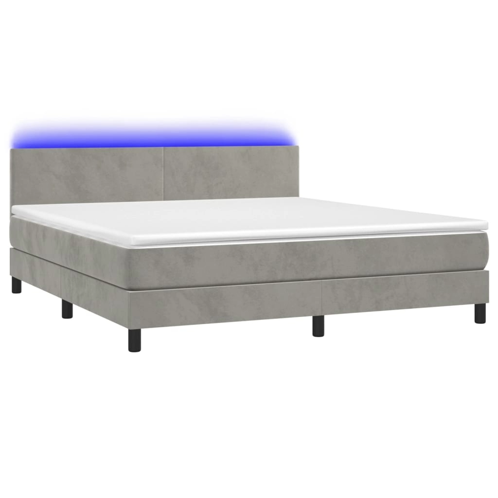 Boxspringbett ''Pure'' mit Matratze & LED 160x200 cm