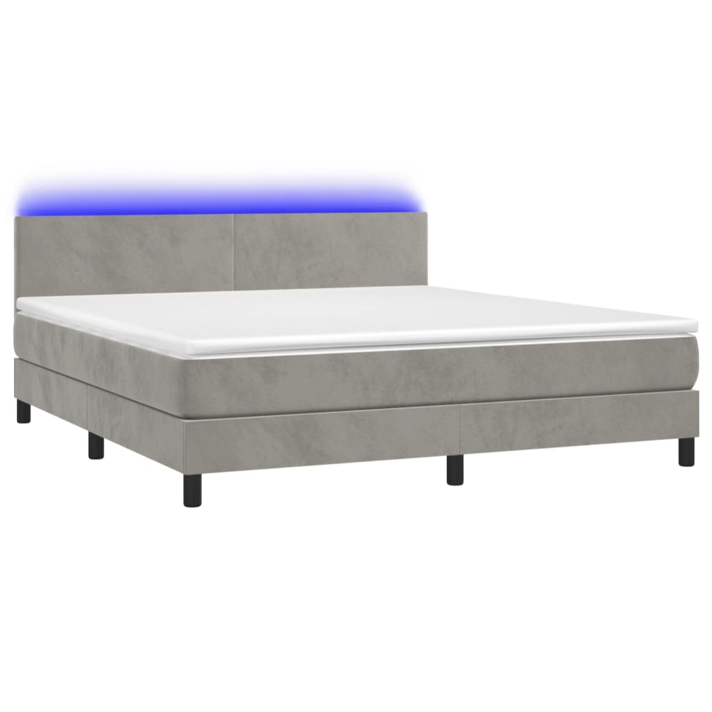 Boxspringbett ''Pure'' mit Matratze & LED 180x200 cm