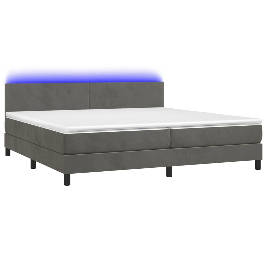 Boxspringbett ''Pure'' mit Matratze & LED 200x200 cm