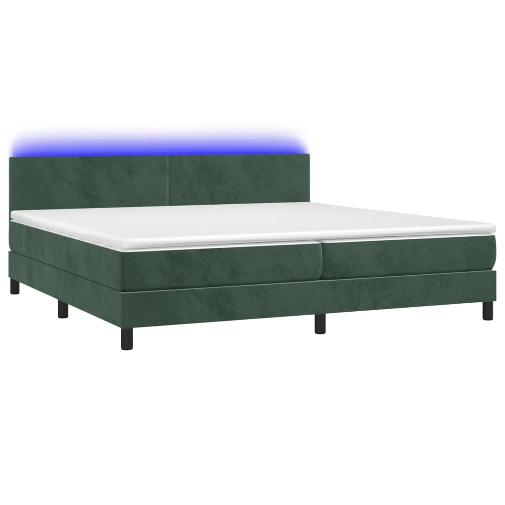 Boxspringbett ''Pure'' mit Matratze & LED 200x200 cm