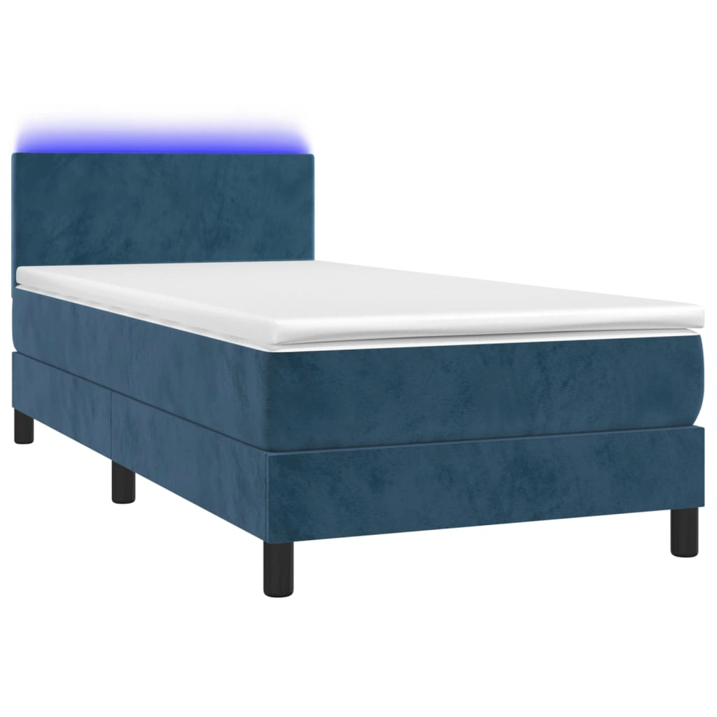 Boxspringbett ''Pure'' mit Matratze & LED 80x200 cm