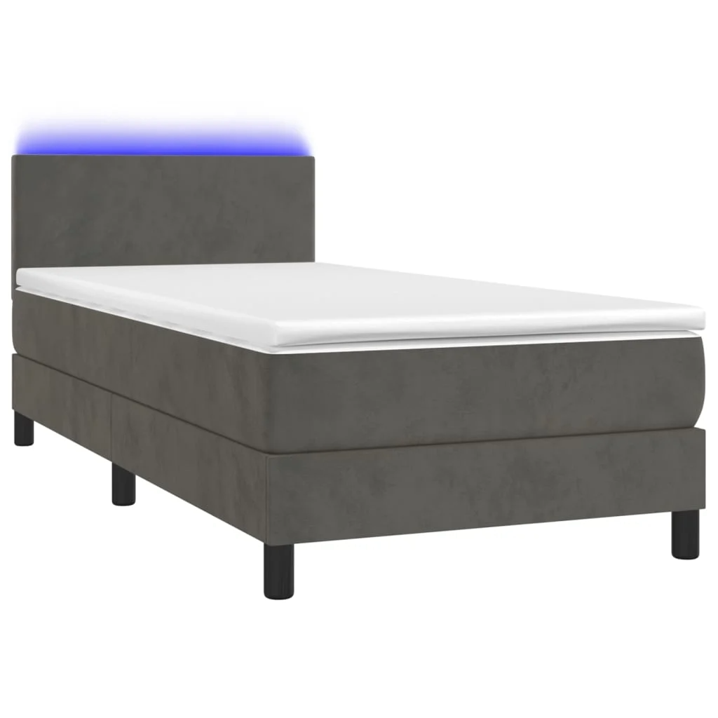 Boxspringbett ''Pure'' mit Matratze & LED 80x200 cm