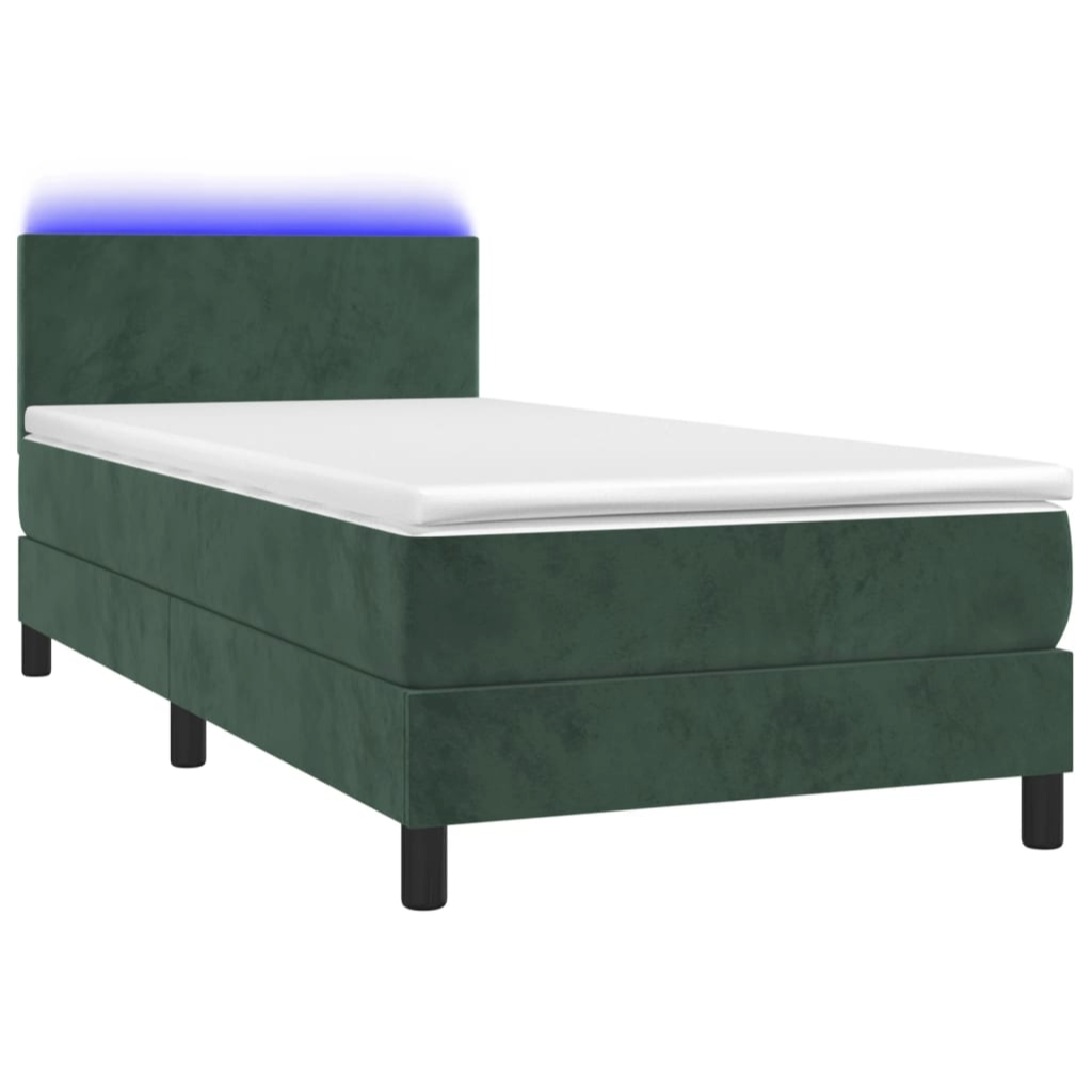 Boxspringbett ''Pure'' mit Matratze & LED 80x200 cm