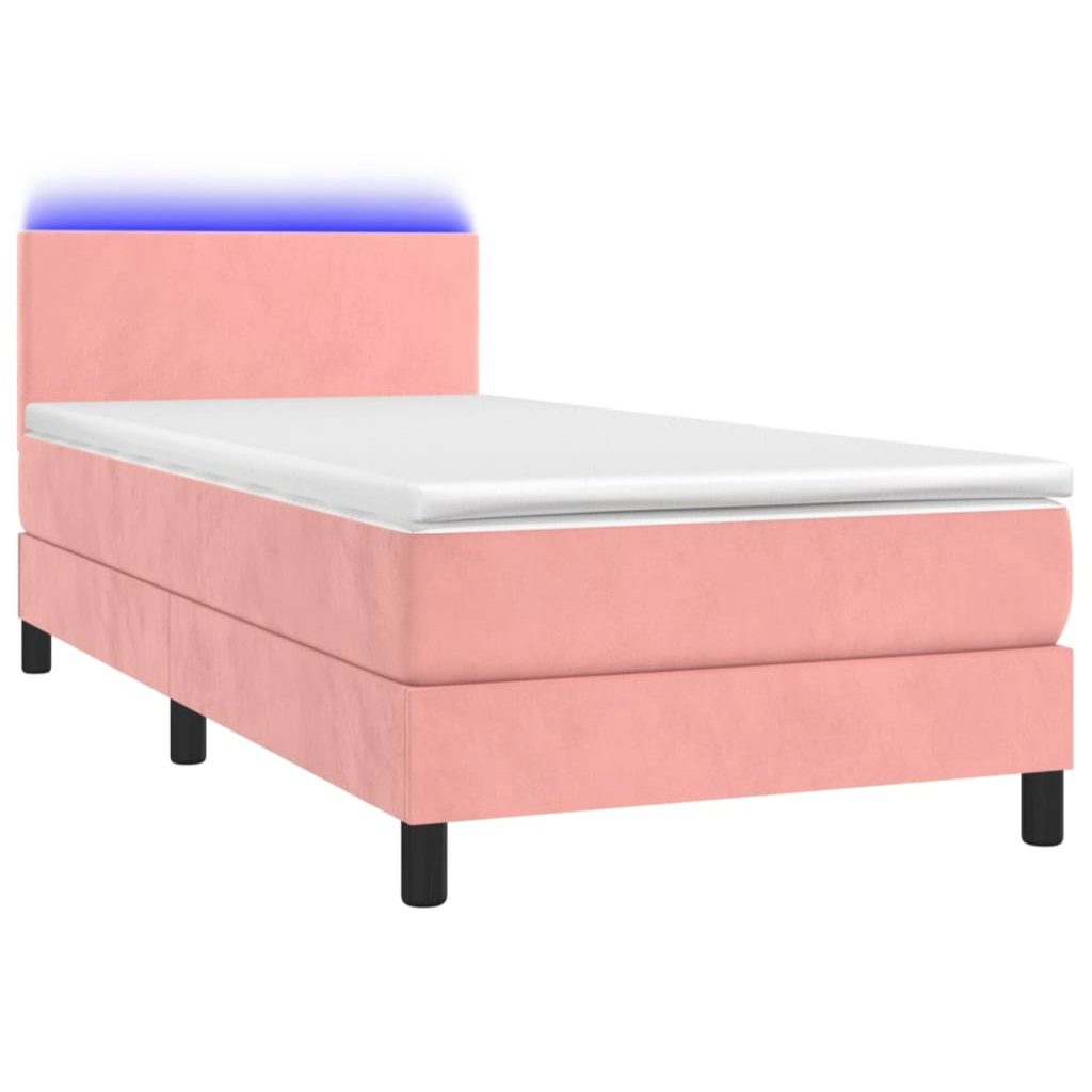 Boxspringbett ''Pure'' mit Matratze & LED 80x200 cm