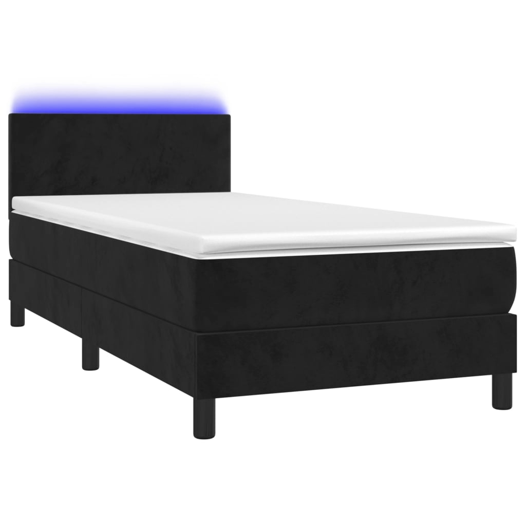 Boxspringbett ''Pure'' mit Matratze & LED 80x200 cm